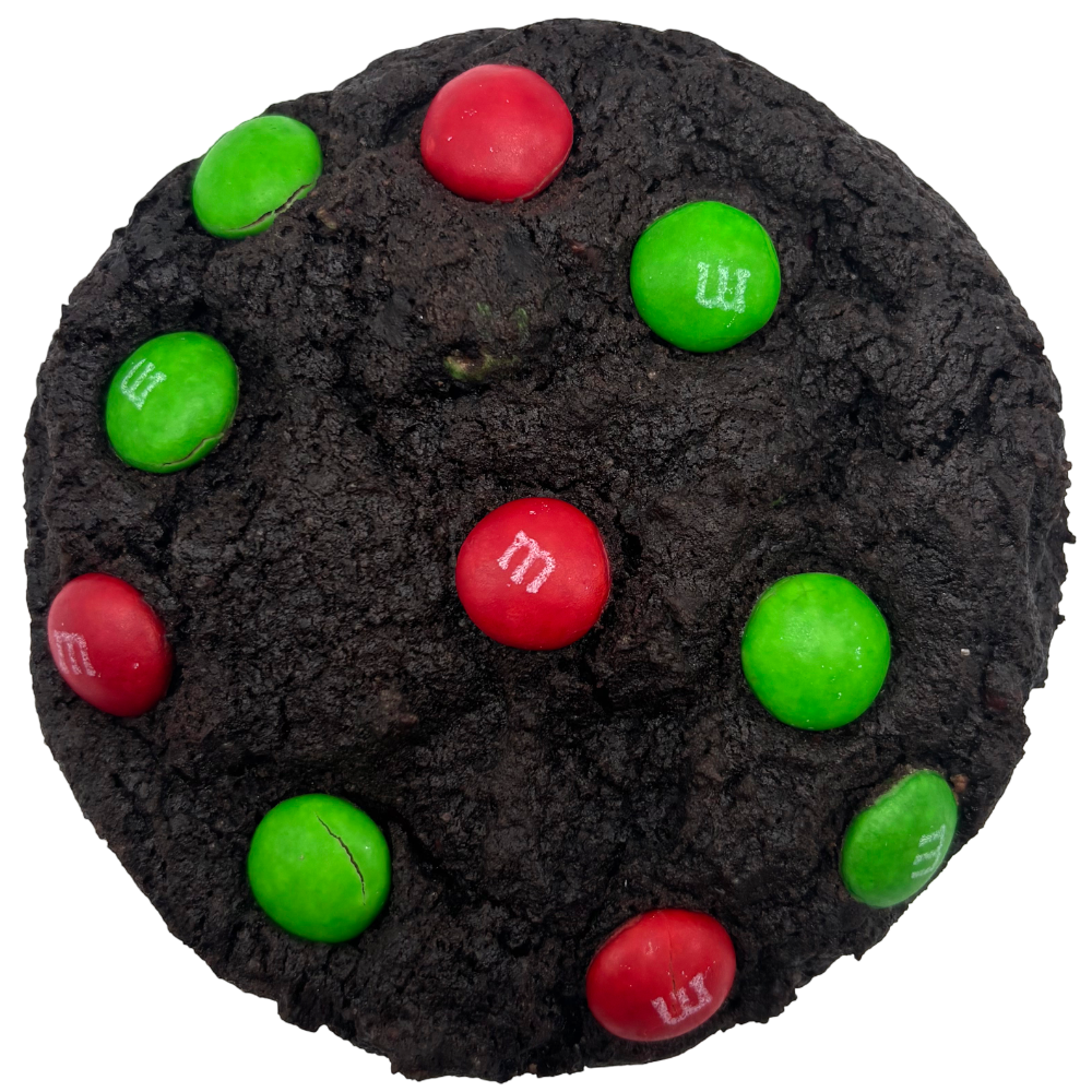 Christmas Chocolate M&M Cookie