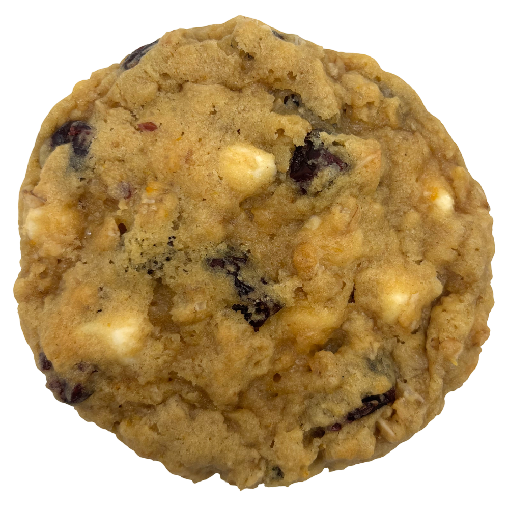 Cranberry White Chocolate Oat Cookie